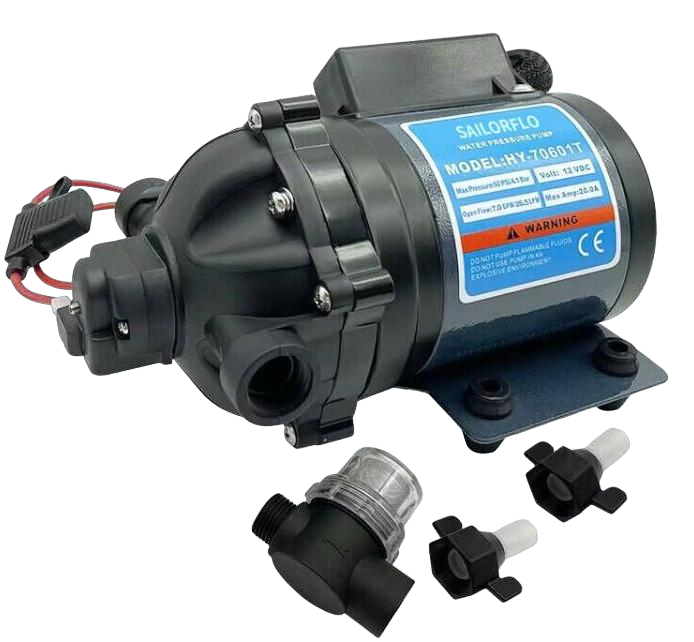 BOMBA DE DIAFRAGMA DE 5 CÁMARAS 7 GPM SERIE HY