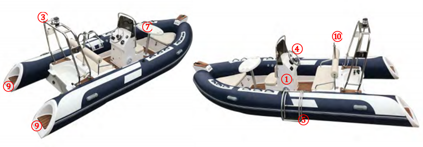 AZURA 480 SEMIRRÍGIDA