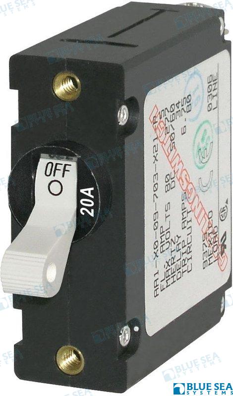 INTERRUPTOR MAGNETICO 20A BL.