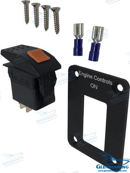 INTERRUPTOR PANEL SISTEMA - NEGRO