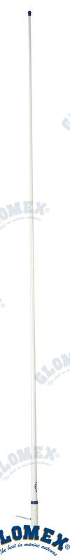 ANTENA VHF - 2,4 M - FIBRA ROSCA PVC.