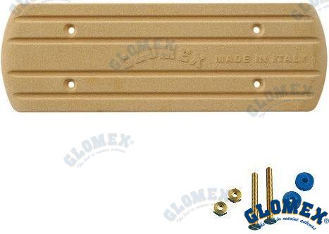 PLACA DE MASA RECTANGULAR- 455X150X13MM