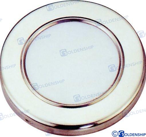 PLAFON EMPOTRABLE INOX 12V 10W