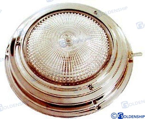 LUZ INTERIOR 0 EXT. 140 MM. INOX.