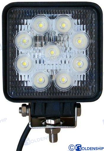 FOCO LED DE CUBIERTA 27 W NEGRO