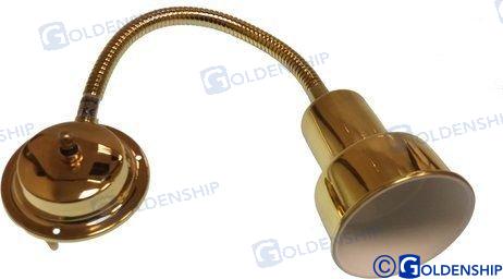 APLIQUE FLEXIBLE LATON PULIDO 12V 10W HA