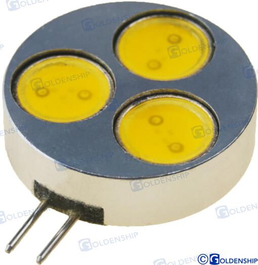 BOMBILLA G4 HORIZONTAL 3LED 4,5W 12V