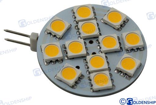 BOMBILLA G4 HORIZONTAL 12LED 2,2W 12/3