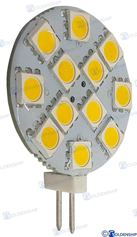 BOMBILLA G4 HORIZONTAL 15LED 3W 12/30V