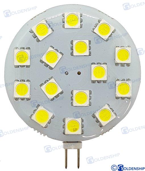 BOMBILLA G4 HORIZONTAL 15LED 3W 12/30V