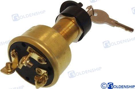 LLAVE ARRANQUE 3T-3POS W/CAP