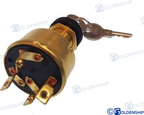 LLAVE ARRANQUE 4T-3POS W/CAP
