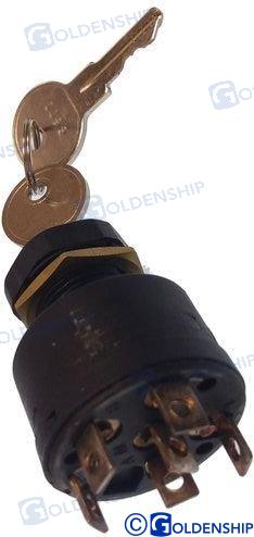 LLAVE ARRANQUE 6T-3POS