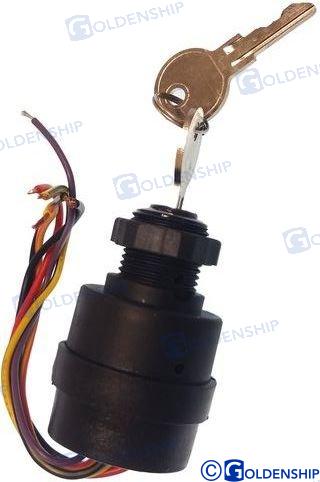 LLAVE ARRANQUE 6T-3POS