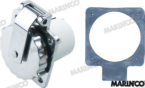 BASE INOX 30A 125V 3C