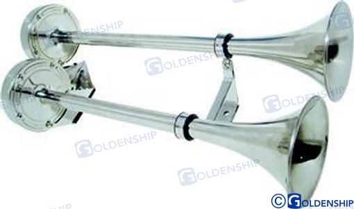 BOCINA TROMPETA DOBLE 40/47 24V