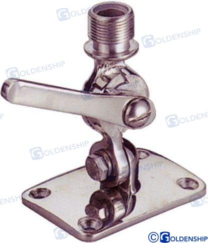 SOPORTE ANTENA BASE INOX