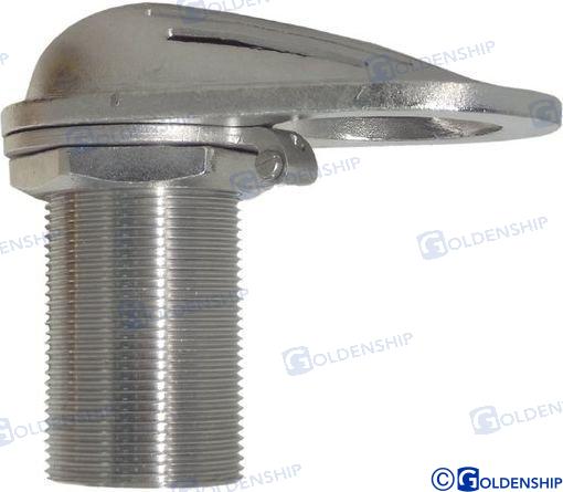 TOMA C/PASACASCOS 3/8" INOX