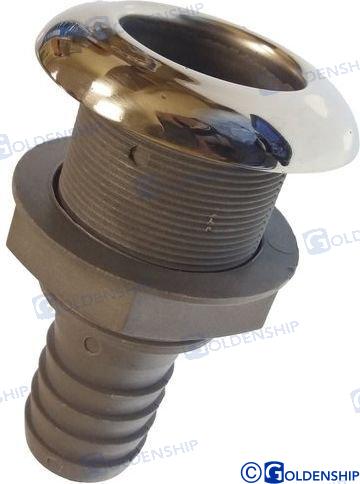 PASACASCOS CON VALVULA 1-1/2"