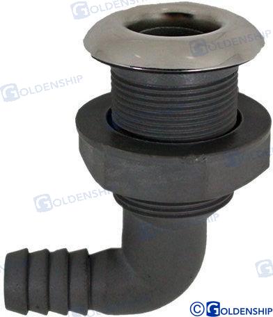 PASACASCOS NYLON/INOX 90º 1-1/8"