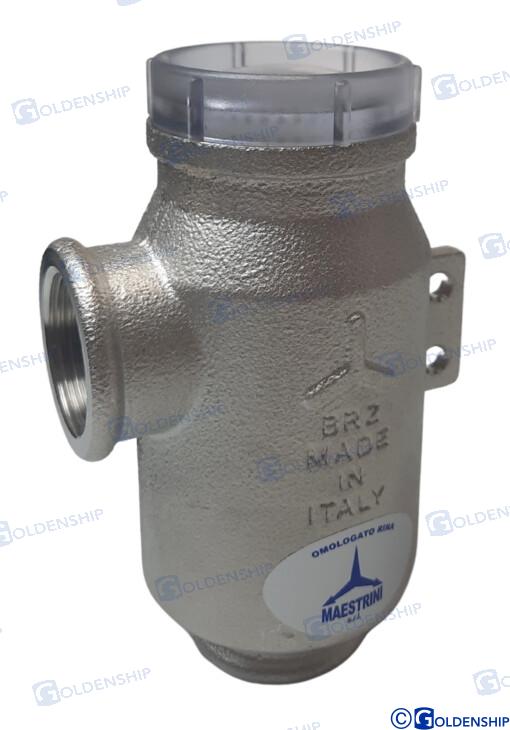 FILTRO DE AGUA 1" EN BRONCE