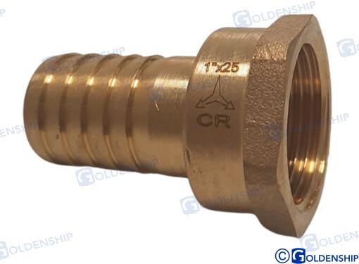 ENTRONQUE 1'' X 25 H. EN LATON CR