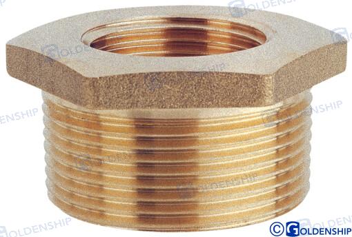 RACOR 3/4'' X 1/2'' M.H. EN LATON CR