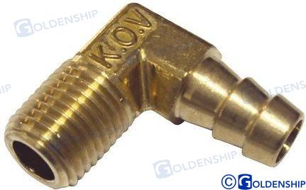 ENTRONQUE LATON 90º NPT 1/4X3/8" (2)