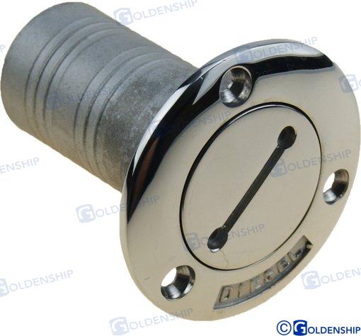 TOMA CUBIERTA INOX 38MM GAS