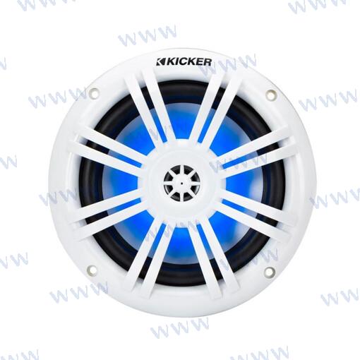 ALTAVOCES KICKER 6,5" ECO BLANCO LED