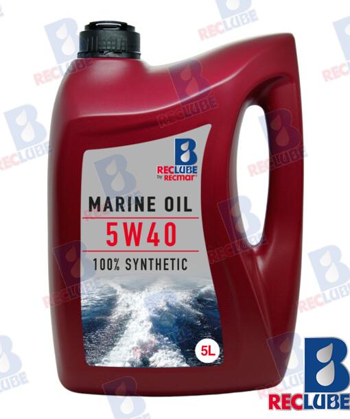 ACEITE MARINO 5W-40 100% SINTETICO 5L X3