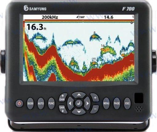 SAMYUNG F700. DISPLAY COLOR 7". SONDA 5
