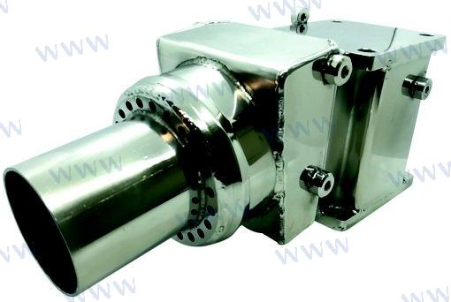 CODO BAJO ESCAPE INOX 864309T02