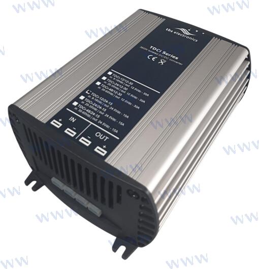 CONVERTIDOR DC-DC 9-18V A 24,5V 15A