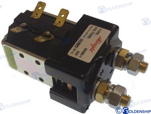 CONTACTOR SIMPLE 1P. 12V 100A