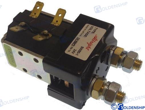 CONTACTOR SIMPLE 1P. 24V 100A