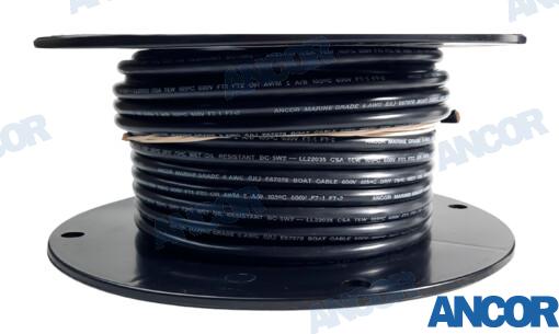 CABLE BATERIA 6AWG (13MM²) NEGRO (30 M)