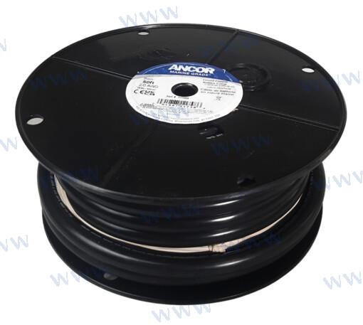 CABLE MARINO 00AWG (67MM²) NEGRO 15M
