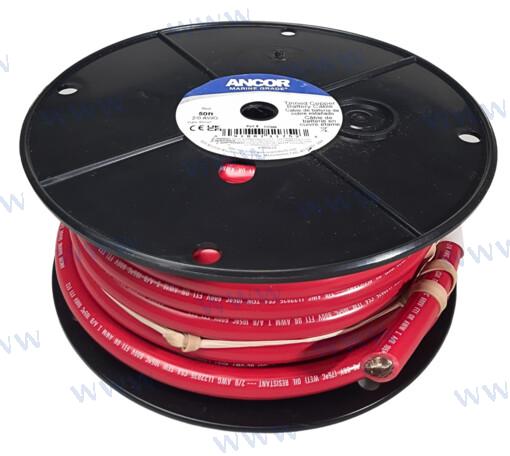 CABLE MARINO 00AWG (67MM²) ROJO 15M