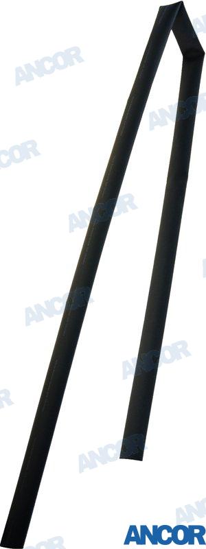TUBO TERMORETRACTIL 19-6,4MM NEGRO