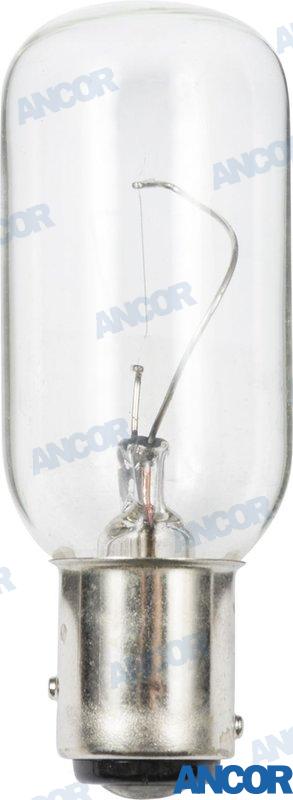 BOMBILLA 24V. 10W. CASQUILLO BAY15D