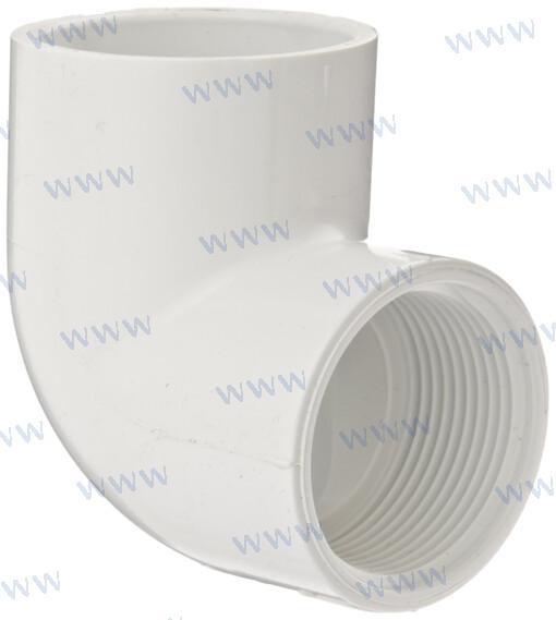 2.50" X 45º CODO (BLANCO)