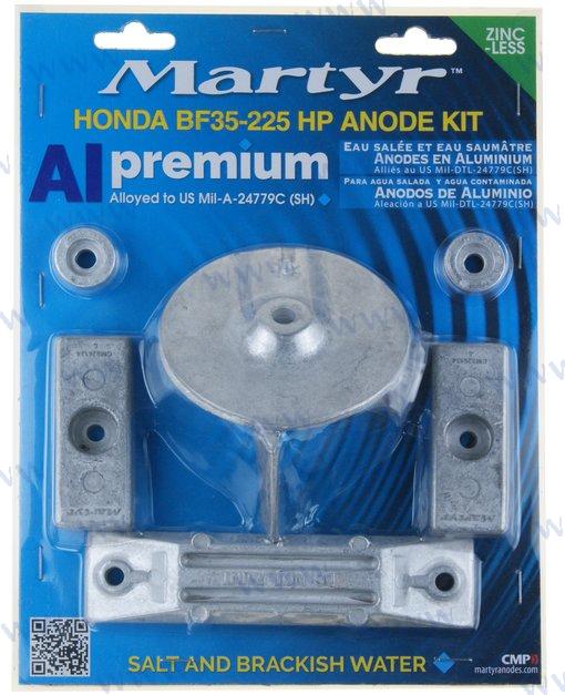 KIT ANODOS ALUMINIO HONDA 35-225HP