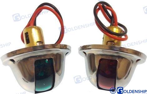 PAR LUCES NAV. VERT.RED.INOX.