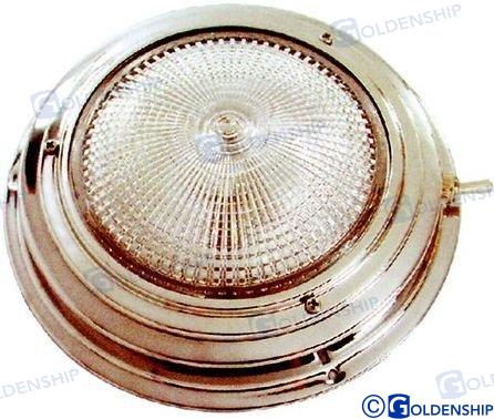 LUZ INTERIOR 0 EXT. 110 MM. INOX.
