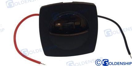 LUZ CORTESIA NEGRA C/DIFUSOR