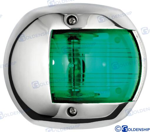 LUZ NAVEGACION AISI316/112.5° VERDE