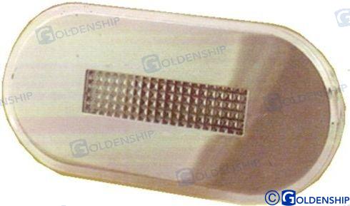 LUZ INTERIOR/EXTERIOR OVALADA LED