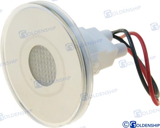 LUZ INTERIOR/EXTERIOR REDONDA LED BLANCA