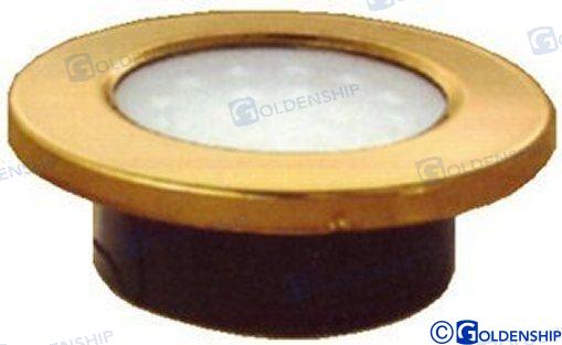 LUZ INTERIOR/EXTERIOR REDONDA DOR 4" LED